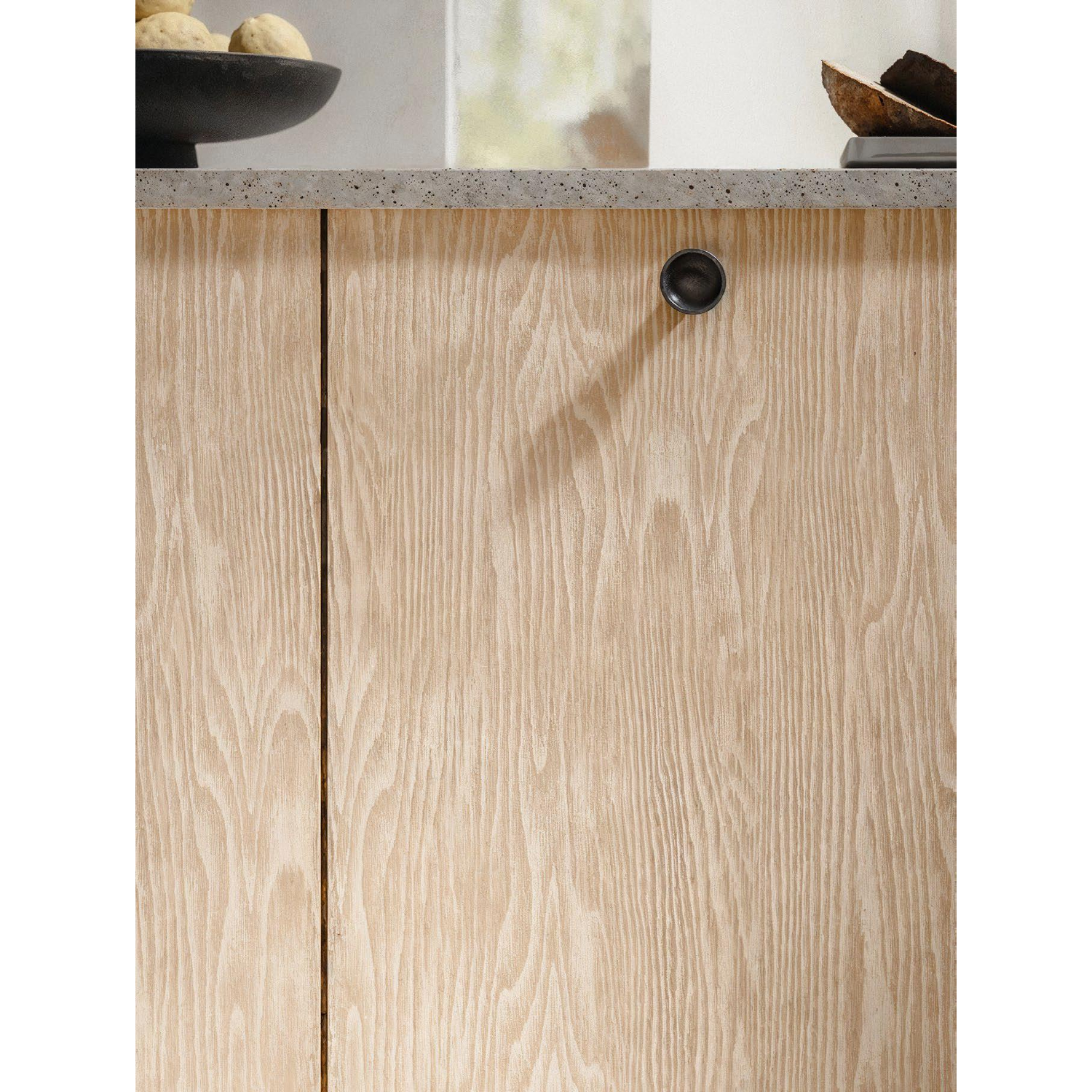 Knop tazza ø50x30 zamak mat zwart ijzerkleur